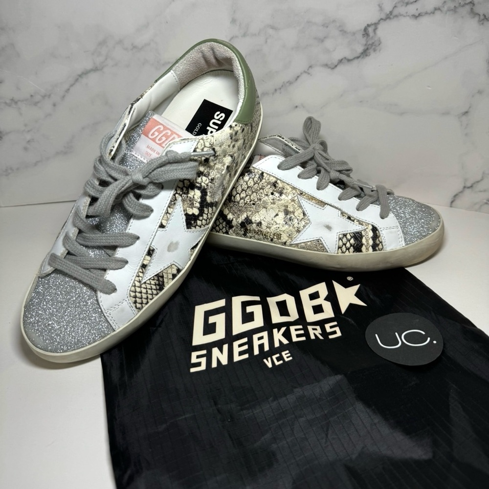 Golden Goose Super-Star Sneakers. Size 37. Includes one zipper dust bag!